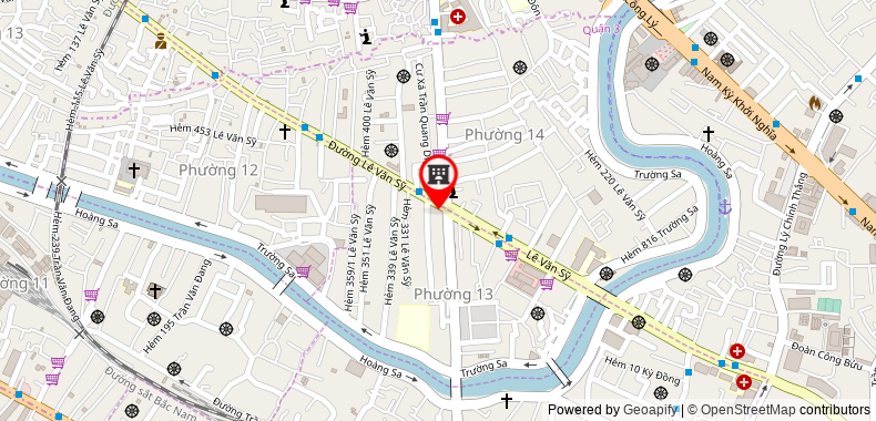 在地图上查看西貢華美娜酒店