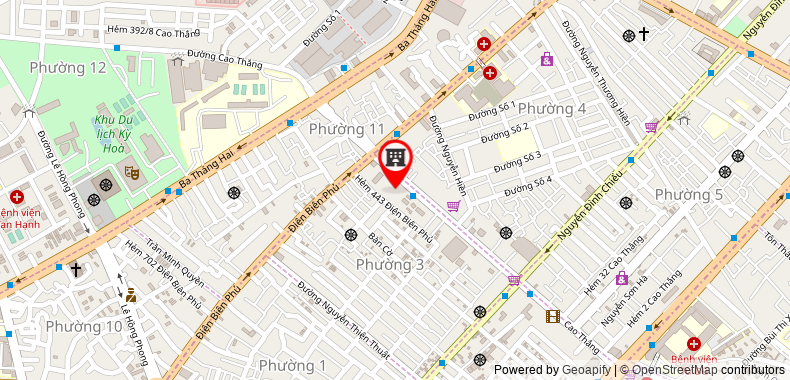 Bản đồ đến Khách sạn Thien Thao