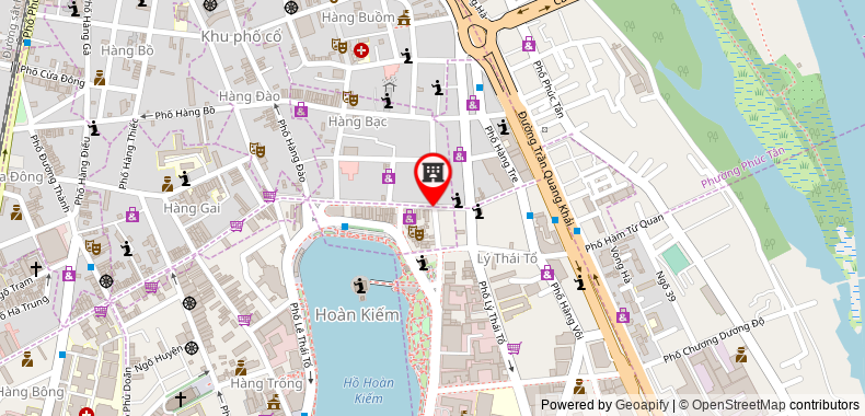 Bản đồ đến Khách sạn Hanoi La Siesta Central & Spa