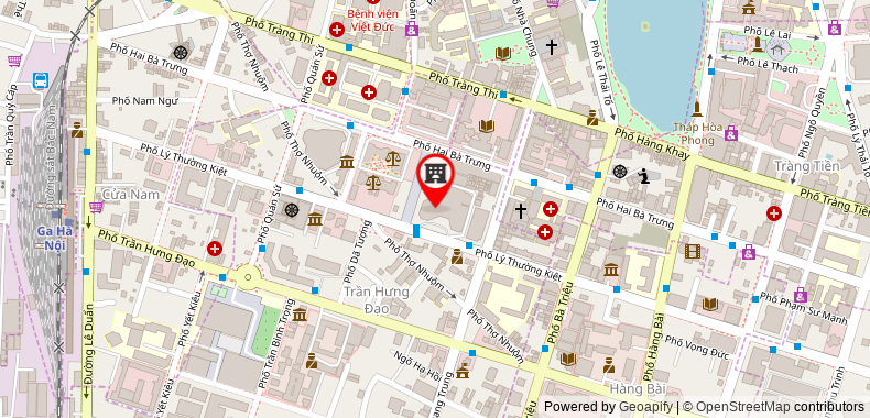 Bản đồ đến Khách sạn Melia Hanoi