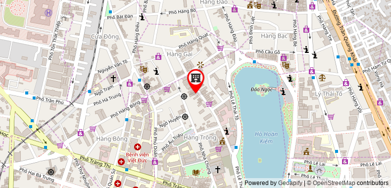 Bản đồ đến Khách sạn Golden Rice Hanoi