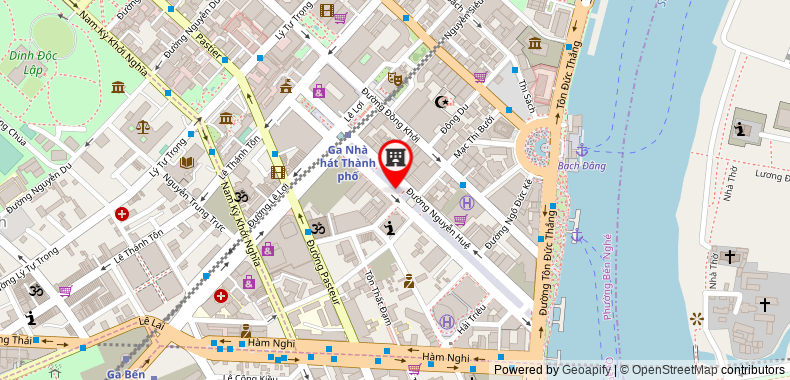 在地图上查看奧斯卡西貢酒店