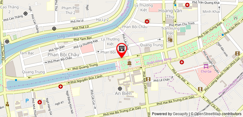 Bản đồ đến Khách sạn Phuc Dai Loi - Quang Trung Street