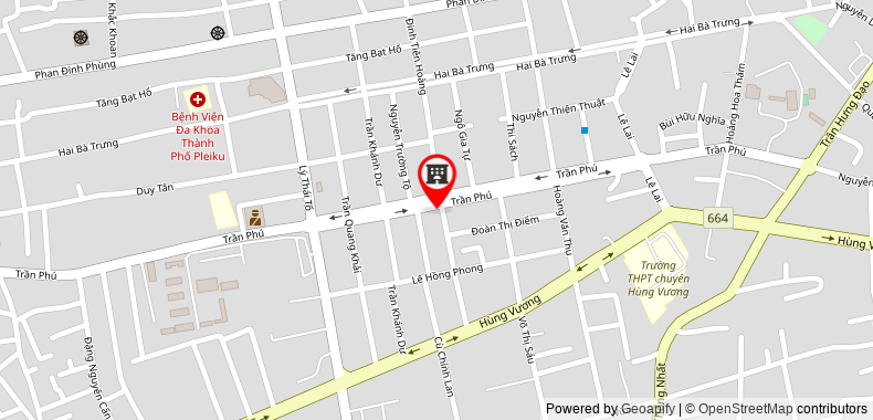 Bản đồ đến Khách sạn Duc Long Gia Lai s & Apartment