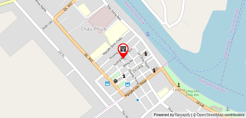 Bản đồ đến Khách sạn Hai Chau - Chau Doc