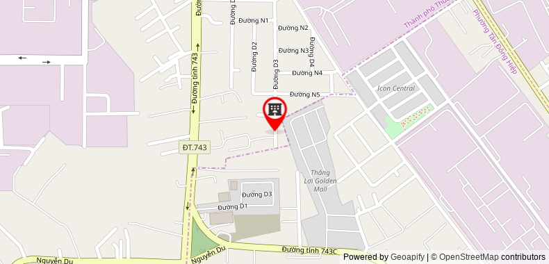 Bản đồ đến Khách sạn Thanh Dat