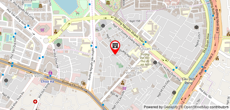 Bản đồ đến Blue Home Serviced Apartment Hanoi