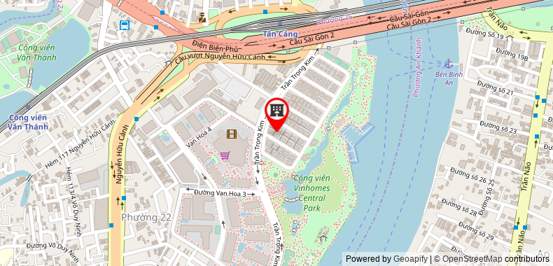 Hoasun Boutique Apartment - Vinhomes Central Park on maps