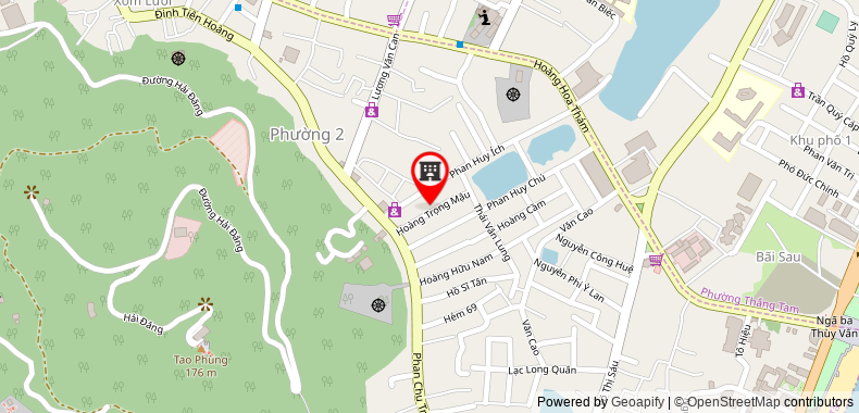 Bản đồ đến Khách sạn 7S Tuong Lai & Apartment Vung Tau