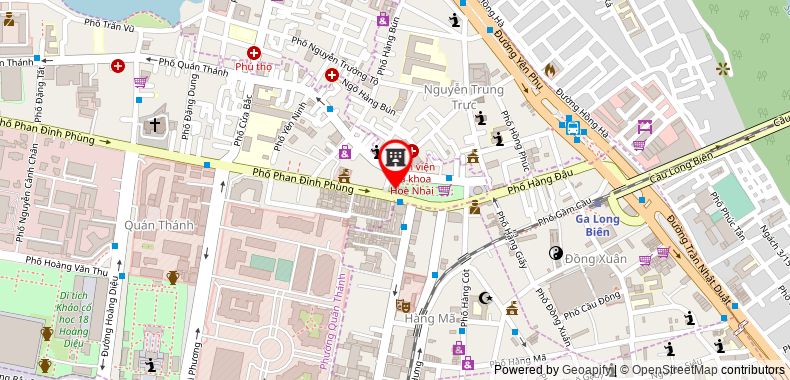 Bản đồ đến Khách sạn A25 - 19 Phan Dinh Phung