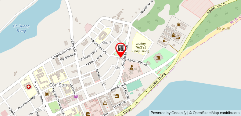 Bản đồ đến Khách sạn Hong Lien