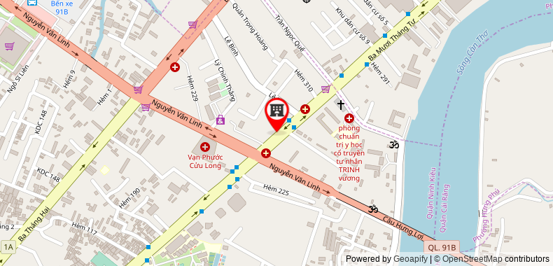 Bản đồ đến Khách sạn Thao Toan
