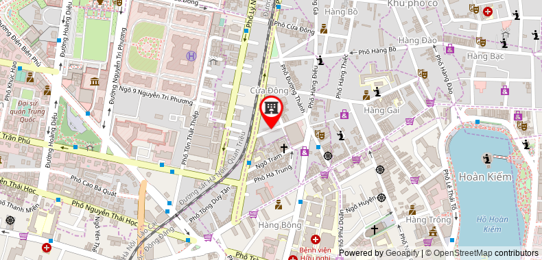 Bản đồ đến Khách sạn Hanoi Pho