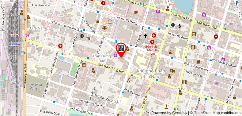 Hanoi Tokyo Hotel on maps