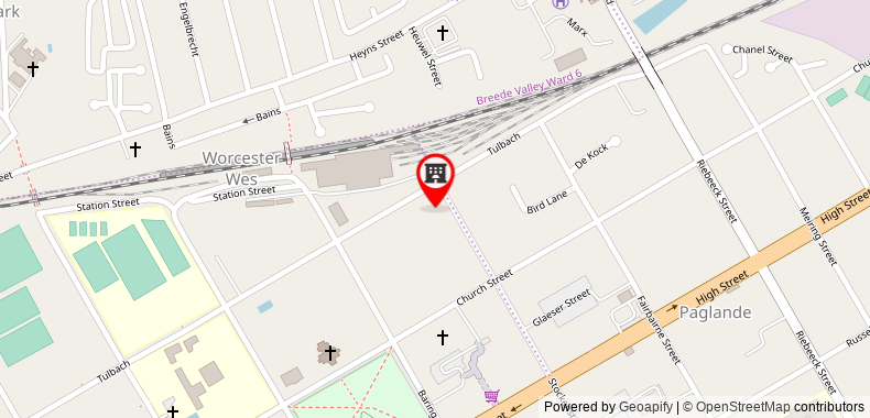 Protea Hotel by Marriott Worcester Cumberland on maps