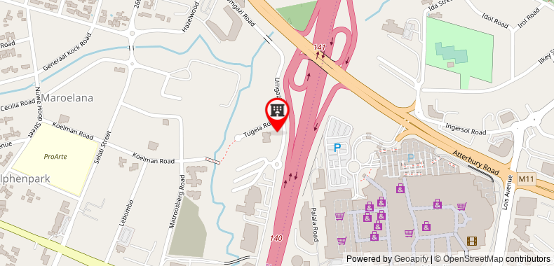 Menlyn Boutique Hotel on maps