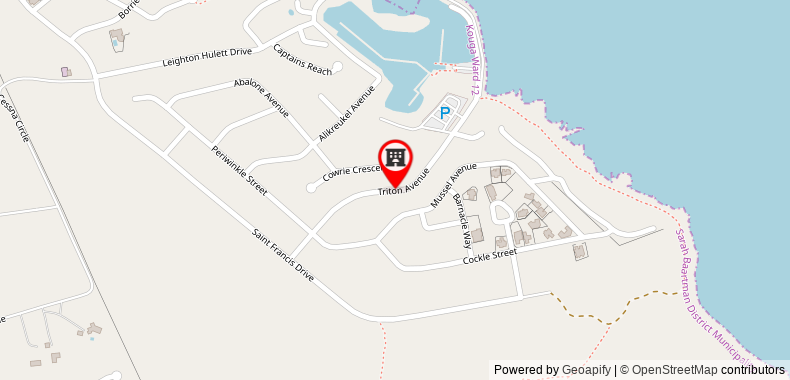 Bản đồ đến Entire house - 13 Quarterdeck Port St Francis
