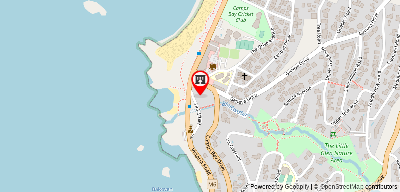 Camps Bay Village Apartments on maps