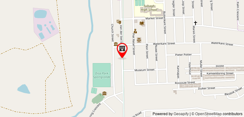 The Tulbagh Boutique Heritage Hotel on maps