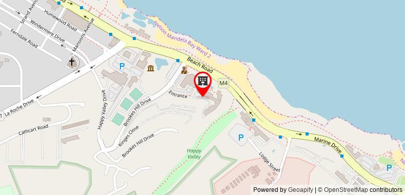 Modern Beach apartment in Brookes Hill Hotel  on maps